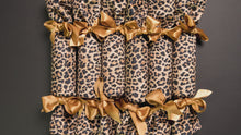 Load and play video in Gallery viewer, Luxury reusable Christmas crackers in leopard print
